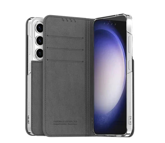 Galaxy S24 Ultra Araree Mustang Diary Wallet Case - Charcoal Gray - Tashqila Galaxy S24 Ultra Araree Mustang Diary Wallet Case - Charcoal Gray - Tashqila